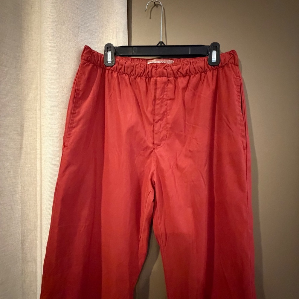 Weatherproof Performance Red Pants, Line Elastic waistband cuffs, Size Medium - Picture 2 of 15